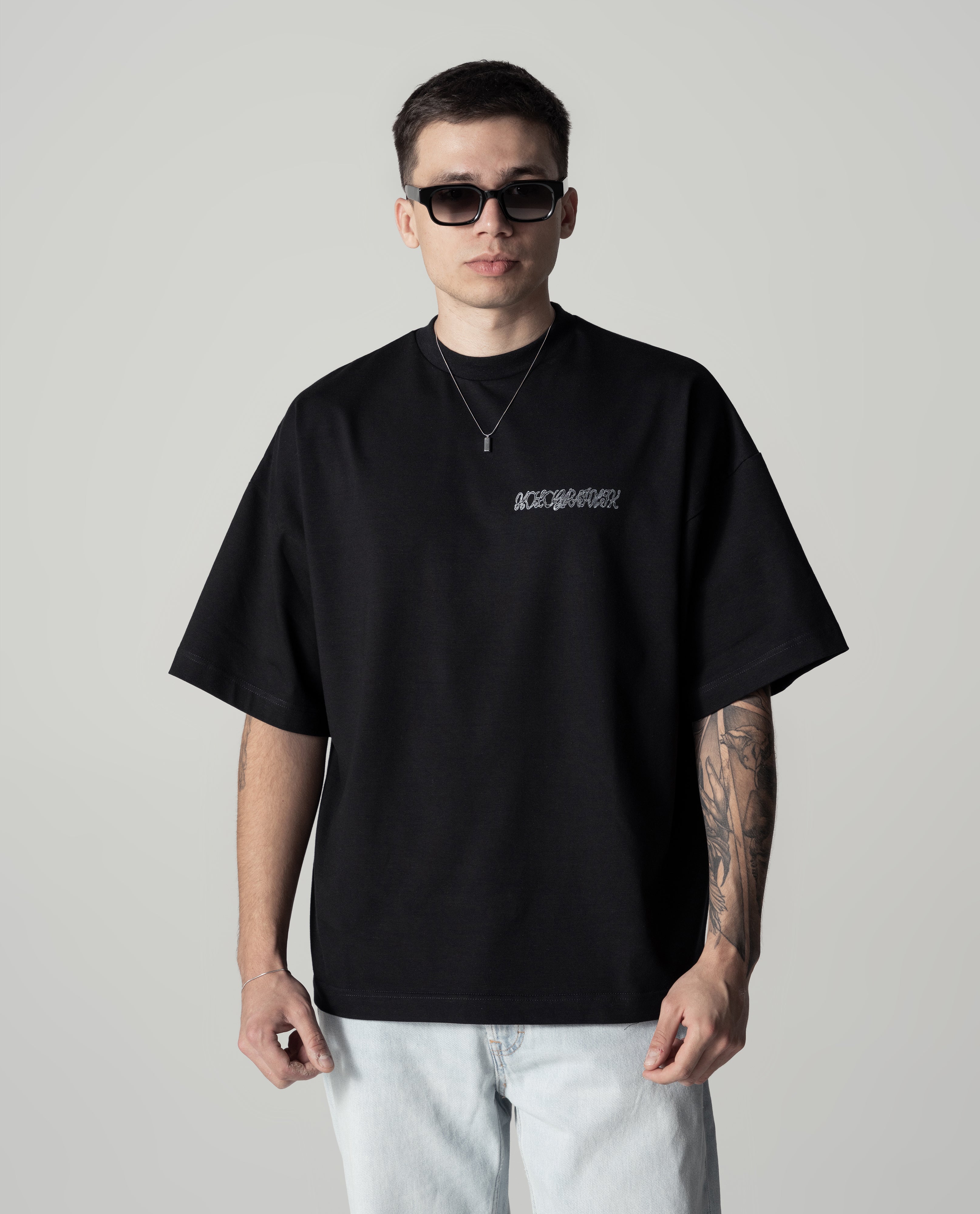 RUDEGALLERY696TRAVELING HIGH TシャツXＬ黒 Holographik Drop Shoulder T-shirt – Holographik Workshop d.o.o.