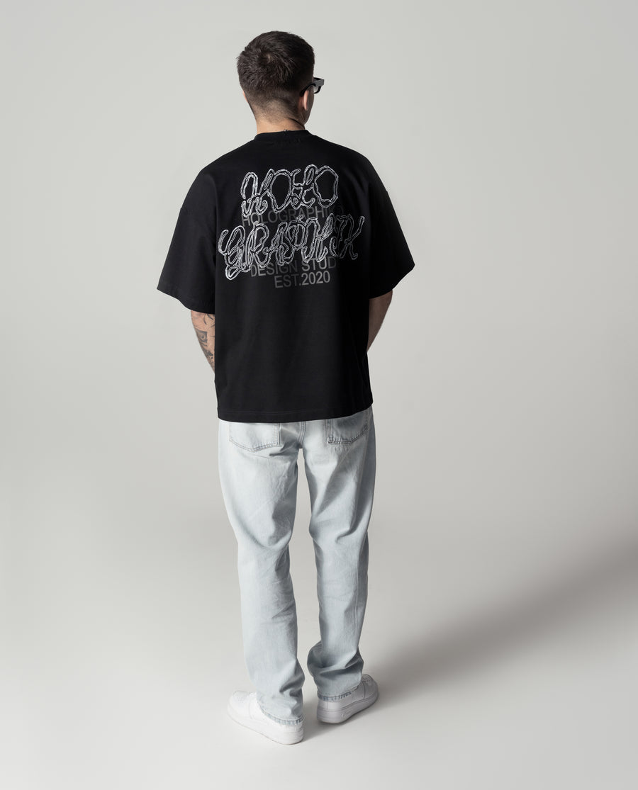 Holographik Drop Shoulder T-shirt