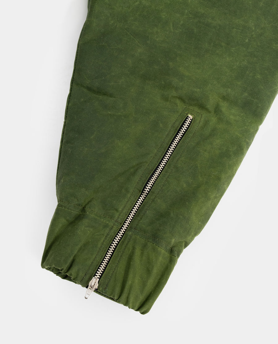 Waxed Cotton Bomber Jacket