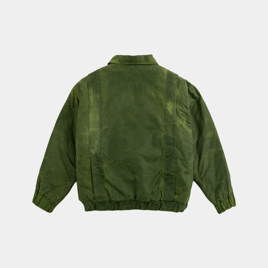 Waxed Cotton Bomber Jacket