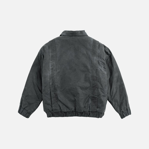 Waxed Cotton Bomber Jacket